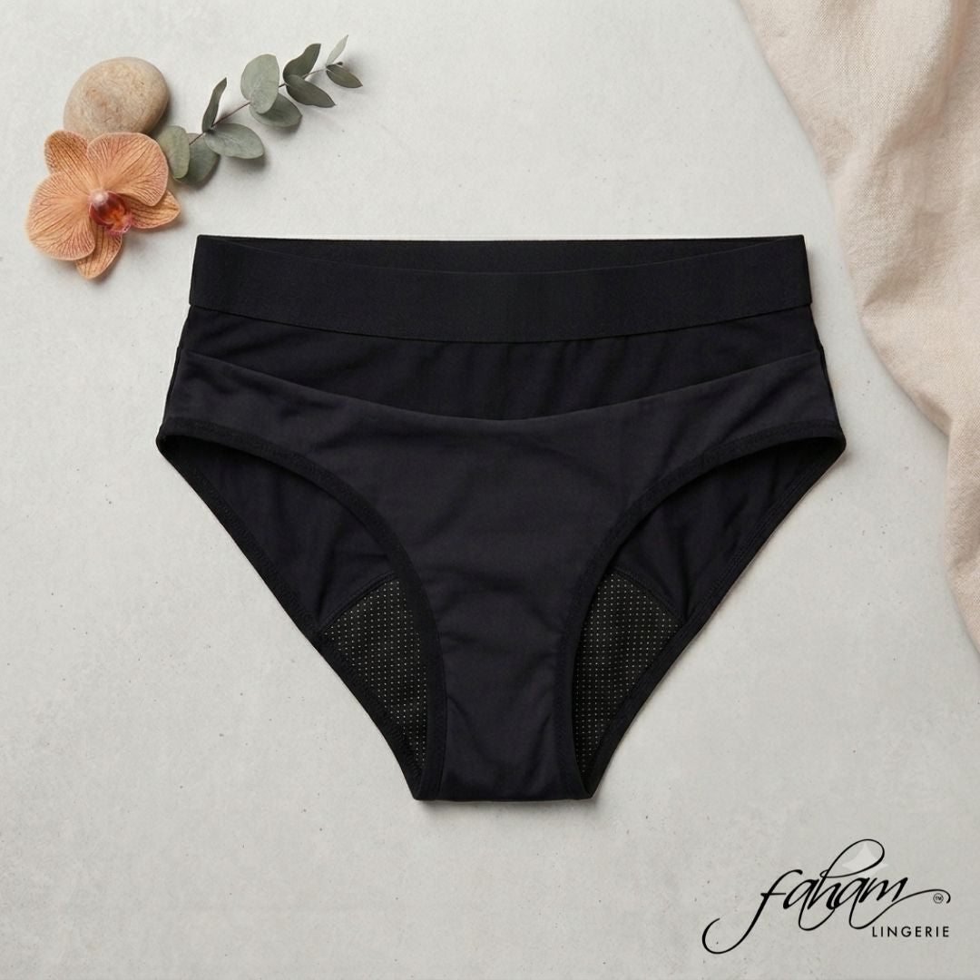 faham lingerie | la culotte menstruelle vanille - faham lingerie